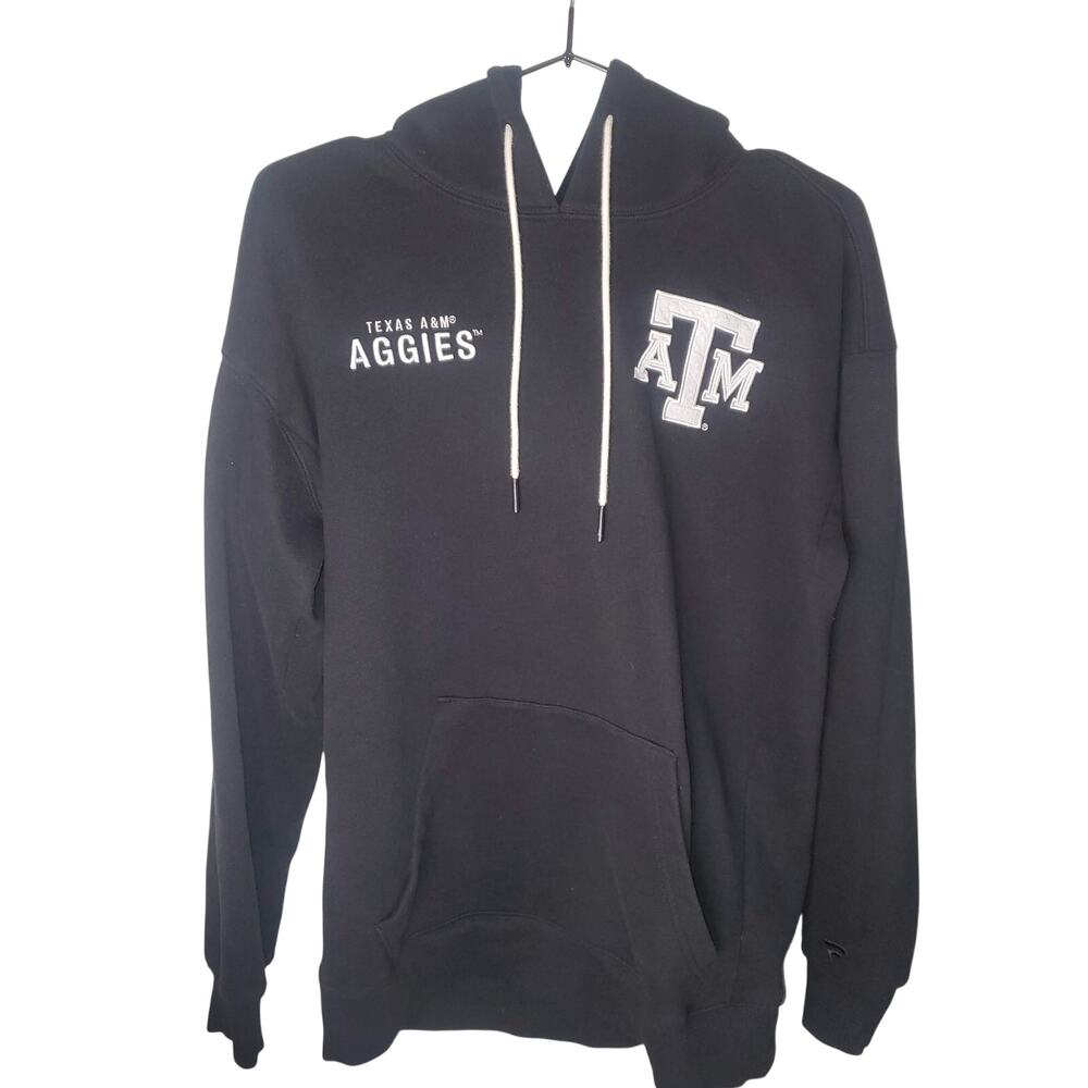 Texas A&M Aggies Hoodie Men's Medium Fanatics Signature Super Soft Fleece Black
